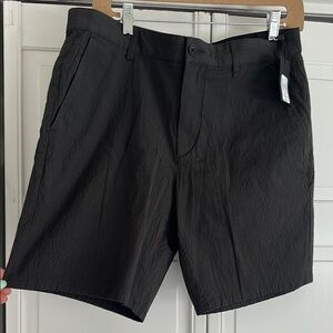 Rag & Bone Black Phantom Perry Seersucker shorts sz 33 NWT